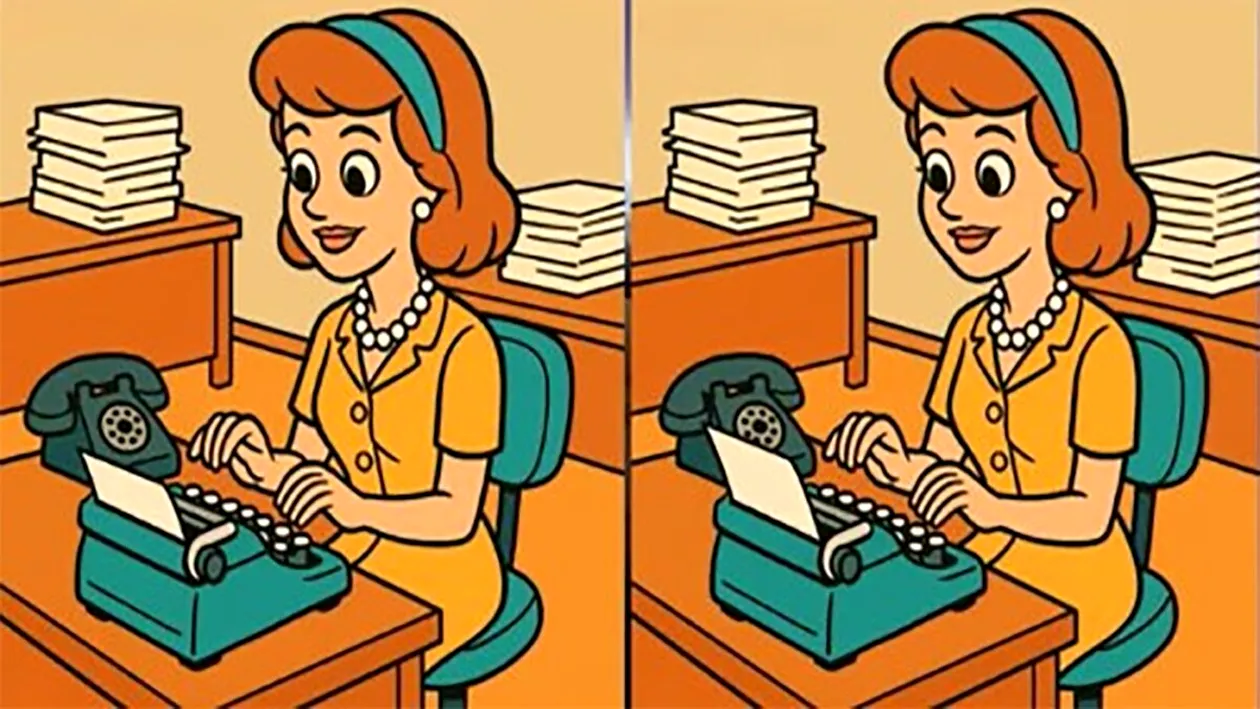TEST IQ | Găsiți 3 diferențe între cele două femei din imagine! Geniile le identifică în 31 de secunde