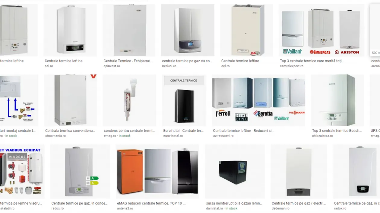 Cum arată și cât costă cea mai ieftină centrală termică second hand scoasă la vânzare pe olx.ro. FOTO