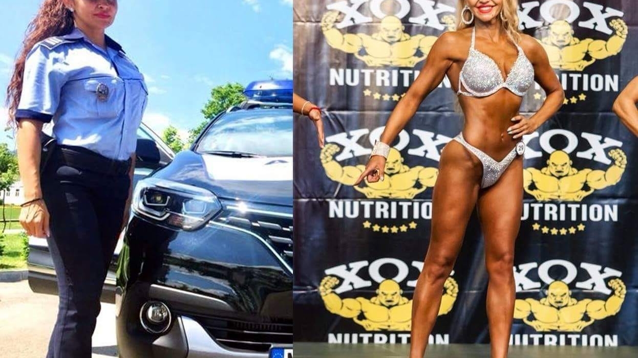 O sexy-polițistă din Maramureș a făcut furori pe Facebook! Colegii ei au postat poze cu ea în costum de baie
