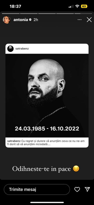Cum au reacționat vedetele din România, după ce au aflat că Nosfe a murit: „Unul dintre cei mai talentaţi şi muncitori oameni”