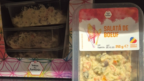 Cu cât se vinde o salată de Boeuf în Kaufland acum, înainte de Revelion