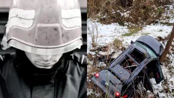 Cea mai grea intervenție din viața unui pompier din Brașov. Chemat la accidentul unde fiica lui s-a stins