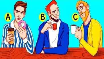 Test de inteligență | Unul dintre acești 3 bărbați este stângaci. Care?