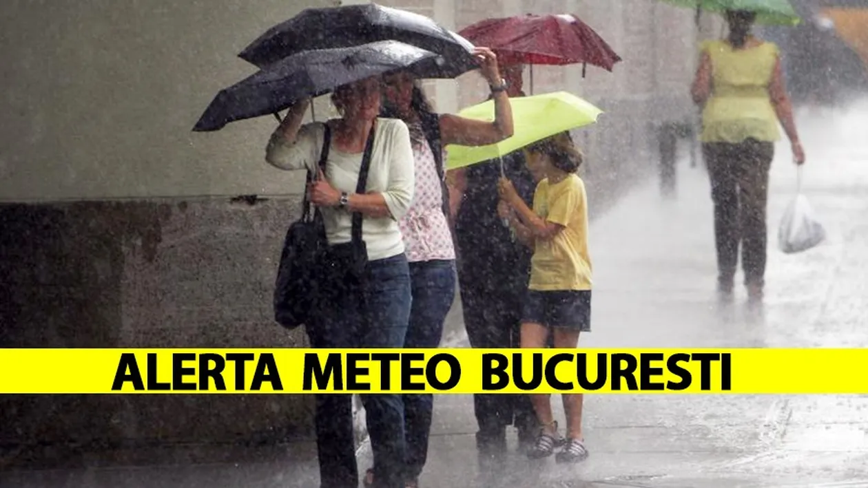 Meteorologii ANM îi avertizează pe bucureșteni. Ce se întâmplă în Capitală în această după-amiază