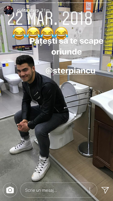 Moment jenant pentru cumnatul lui Carmen de la Sălciua! Imaginea cu el pe vasul de toaletă a ajuns pe Internet: „Pățești să te scape oriunde”