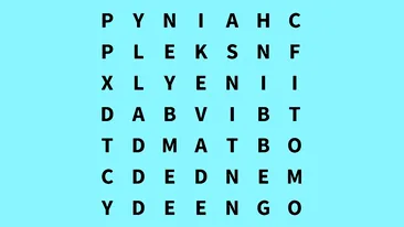 Test de inteligență | Identificați cuvântul MAX în maximum 6 secunde!