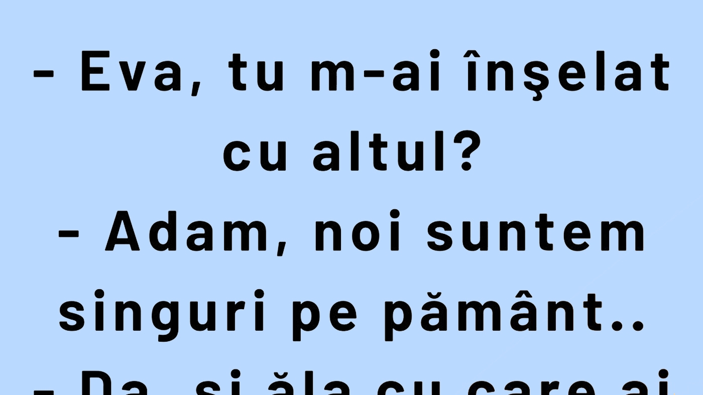 BANC | Adam, Eva și primul caz de adulter din istoria omenirii