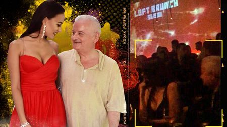 ”Regele vieții de noapte” din România a luat-o înapoi pe manechină (minus 40 de ani)!