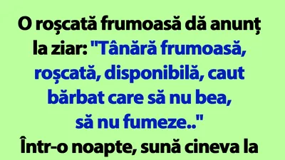 BANC | Bulă, roșcata și anunțul din ziar