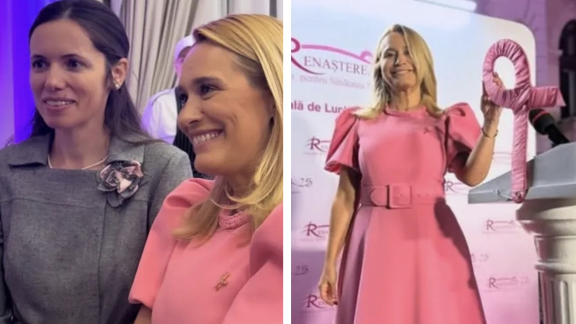 Moment neașteptat la Palatul Cotroceni! Andreea Esca a făcut o gafă de zile mari chiar cu iubita președintelui Nicușor Dan lângă ea