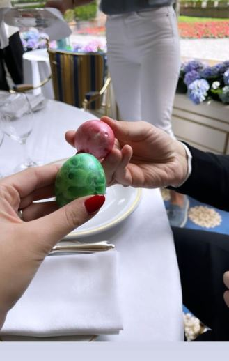 "Prințesa ochelarilor" și "Doopy", Paște împreună la Como