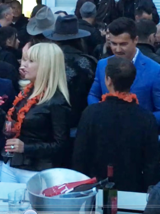Elena Udrea a profitat de muzica bună şi a dat frâu liber mişcărilor de dans