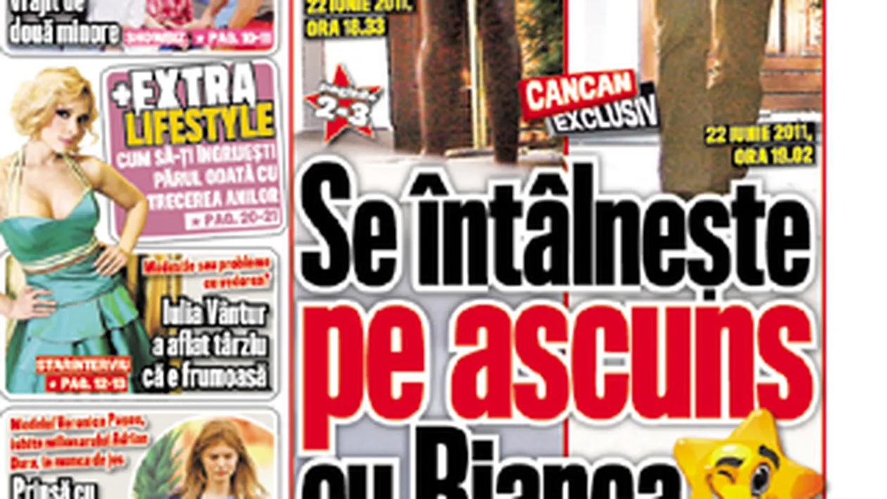 A aparut noul CANCAN de Weekend!Ciprian Marica vrea sa-si schimbe iubita? Se intalneste pe ascuns cu Bianca