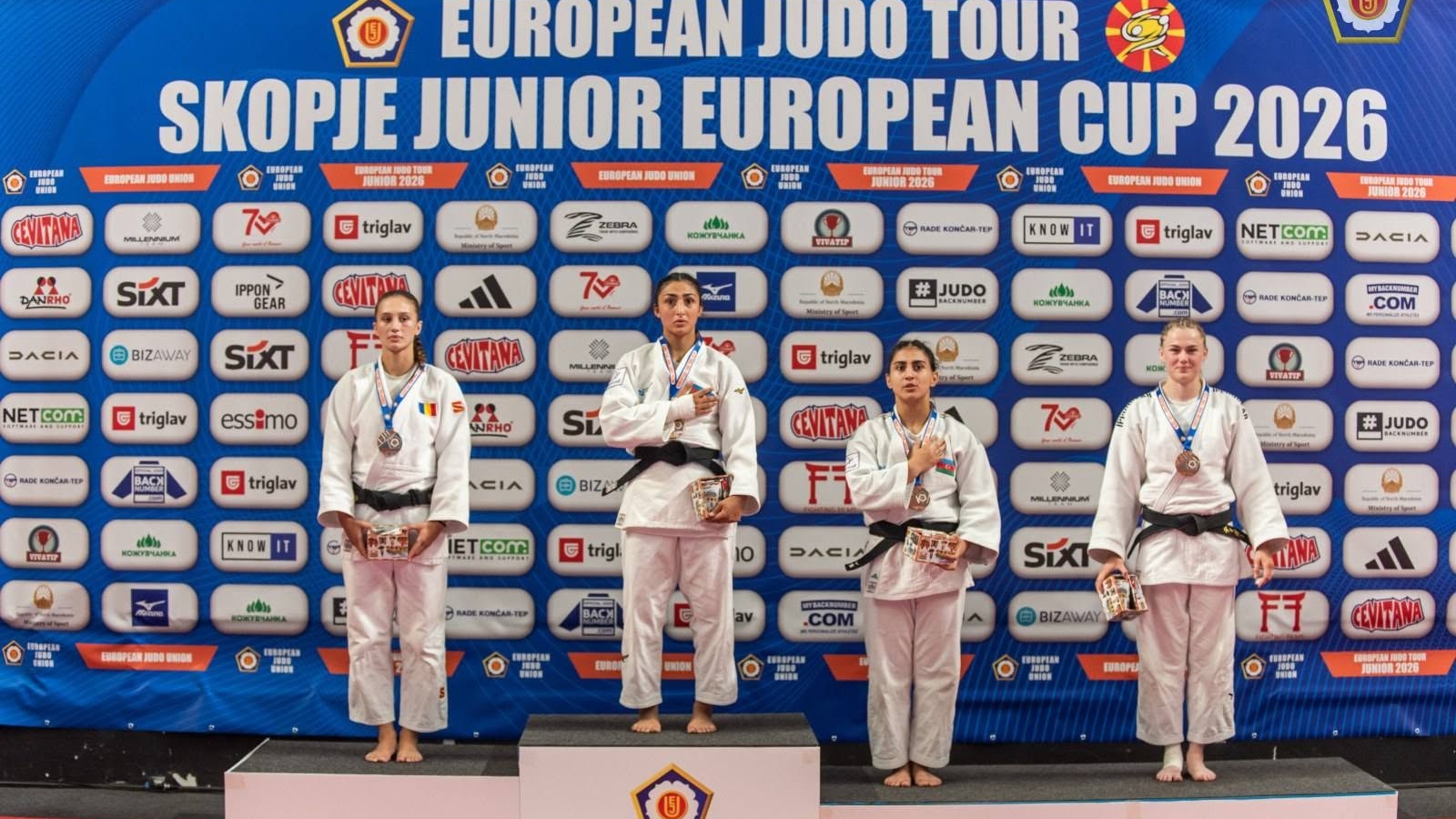 Dublă performanță pentru România la Skopje! Aur și argint la Cupa Europeană de Judo