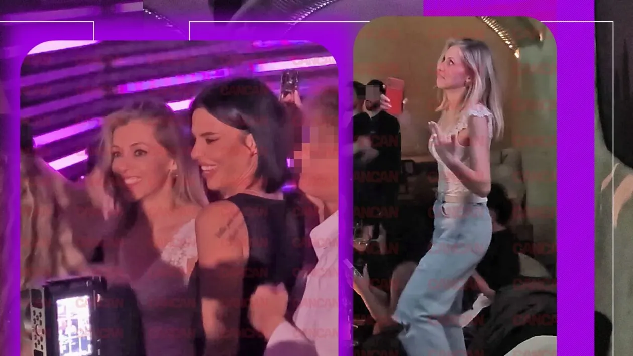 Andreea Ibacka și Andreea Popescu au organizat petrecerea proaspăt divorțatelor în club. EX-soția lui Cabral s-a “descătușat” pe canapelele din Nuba