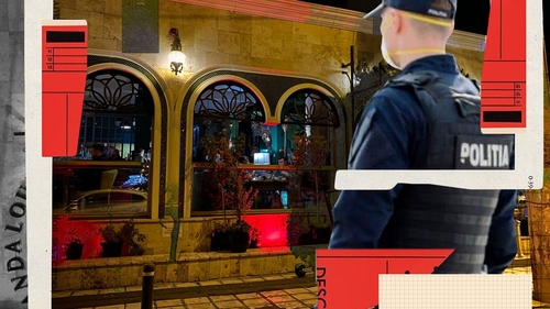 Scene ireale filmate într-un restaurant din București