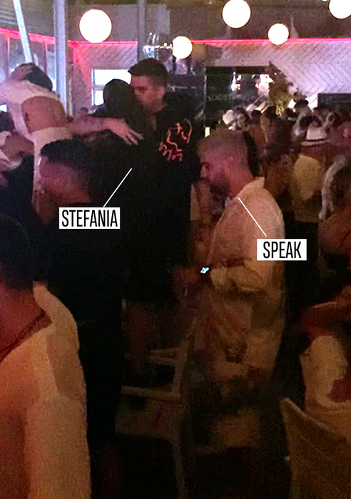 Speak și Ștefania s-au distrat pe cinste în club
