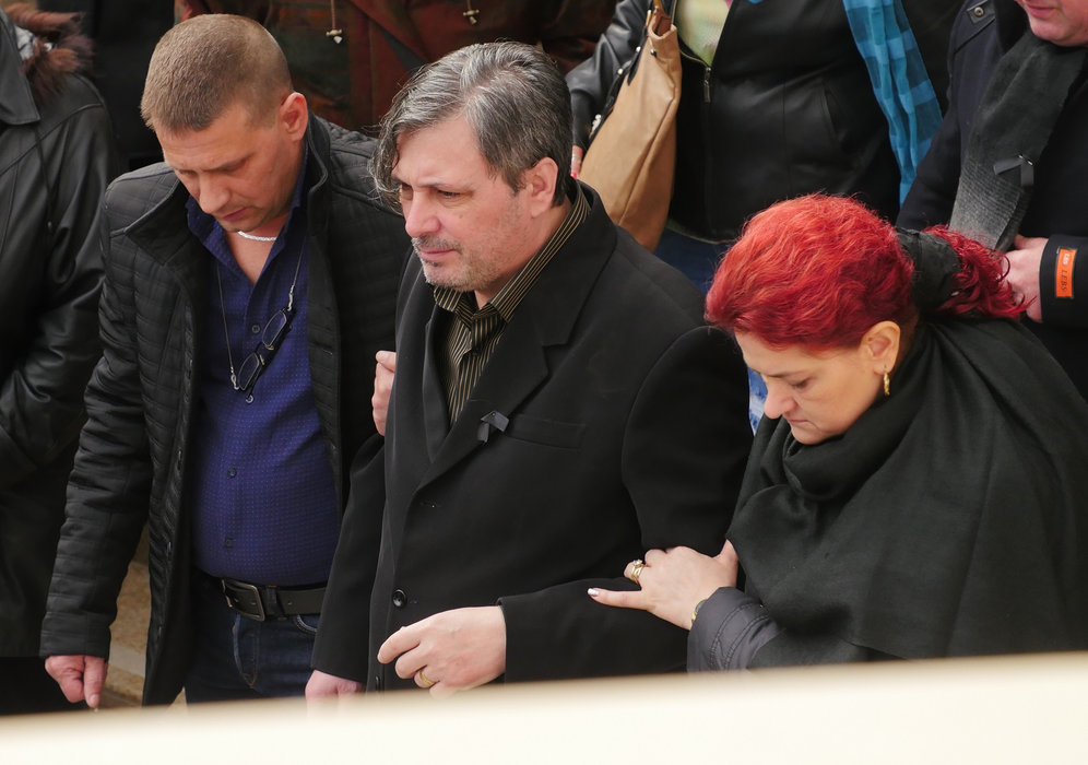 Cornel Galeș, la înmormântarea Ilenei Ciuculete (Foto: CANCAN.RO)