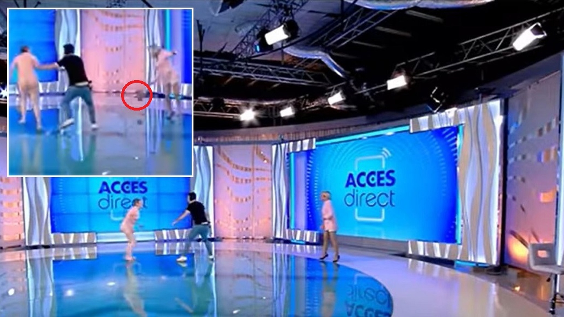 Atacatoarea Mirelei Vaida, recalcitrantă și după agresiunea înfiorătoare de la “Acces Direct”. Avem primele imagini după ce a fost imobilizată și urcată în ambulanță