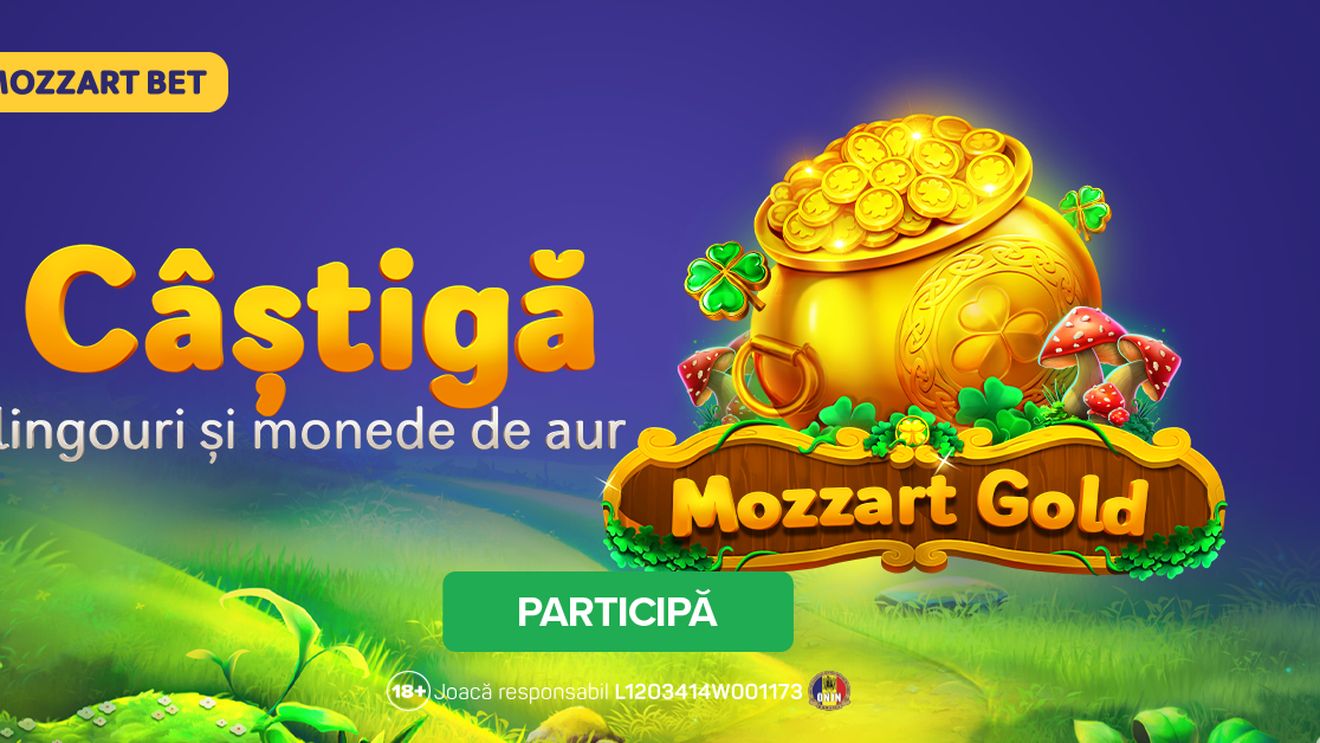 (P) Intră în Mozzart Gold, cea mai provocatoare campanie a anului și poți câștiga premii în valoare de peste 200.000 RON!