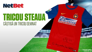 Câştigă un tricou original semnat de jucătorii Stelei!