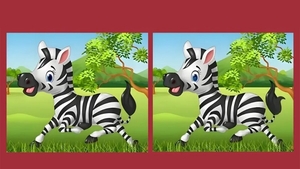 Test de perspicacitate | Identificați toate diferențele dintre aceste două zebre. Câte ați găsit?