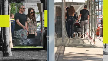 Primele imagini cu Reghe, Corina și micuțul Liam! Antrenorul și-a dus familia la Sanador pentru...
