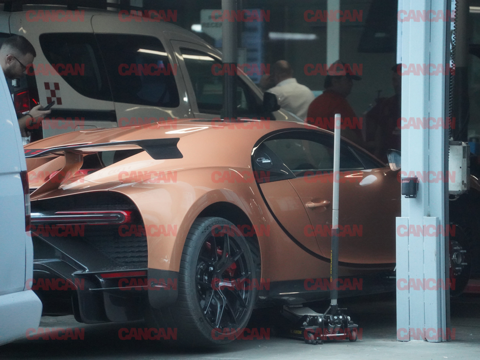 Bugatti Chiron, mașina preferată a lui Andrew Tate, care ar fi fost, de fapt, închiriată/ sursă foto: CANCAN.RO