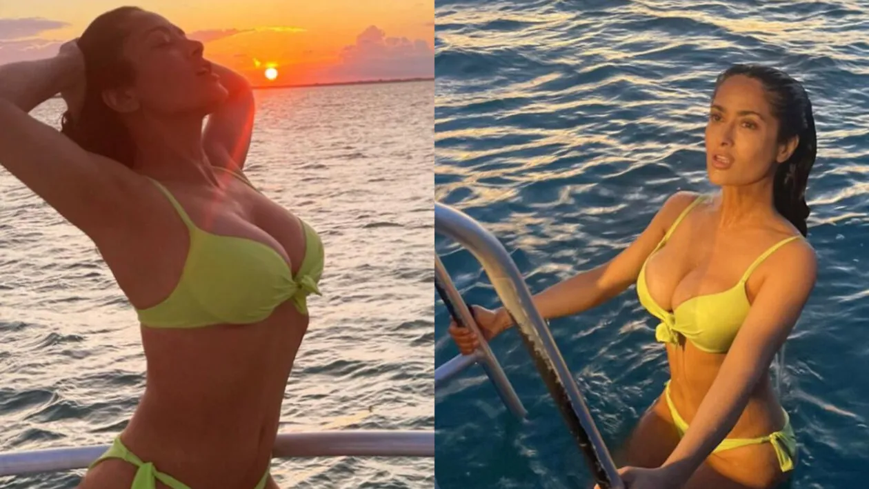 Salma Hayek arată demențial la 56 de ani. Cum a apărut la festivalul de la Cannes, pare mai fericită ca niciodată