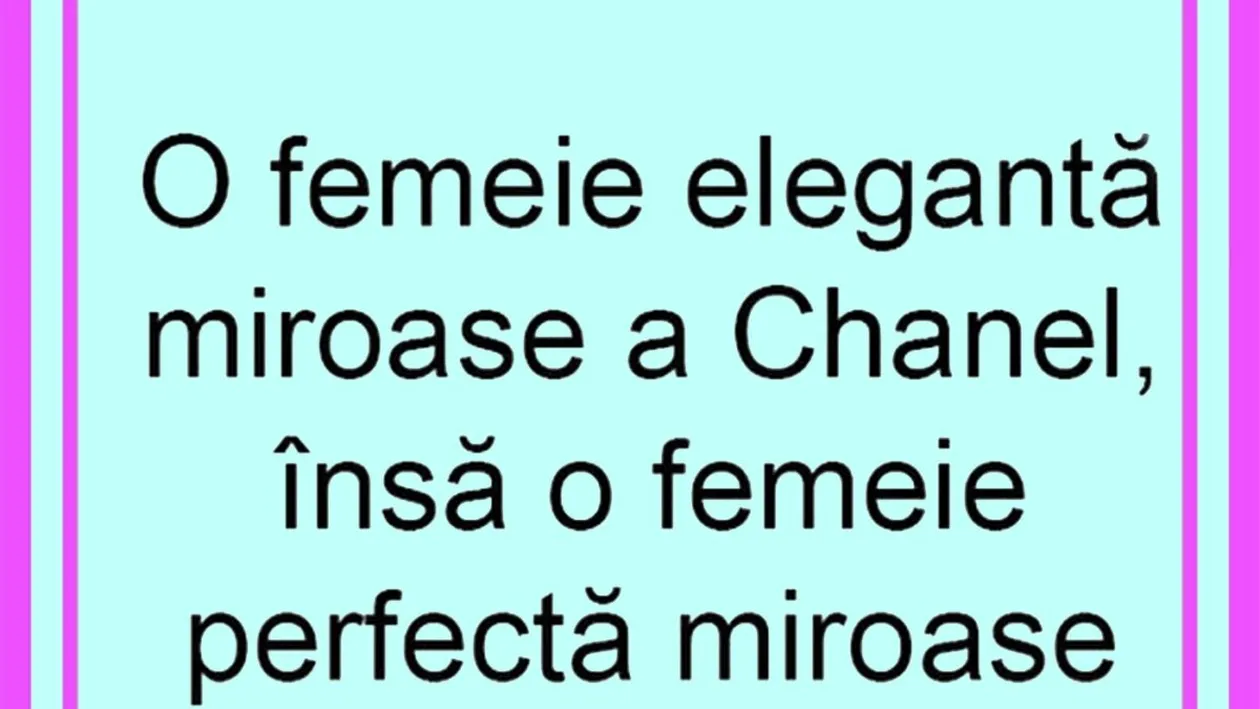 BANCUL ZILEI | Cum miroase femeia perfectă, de fapt