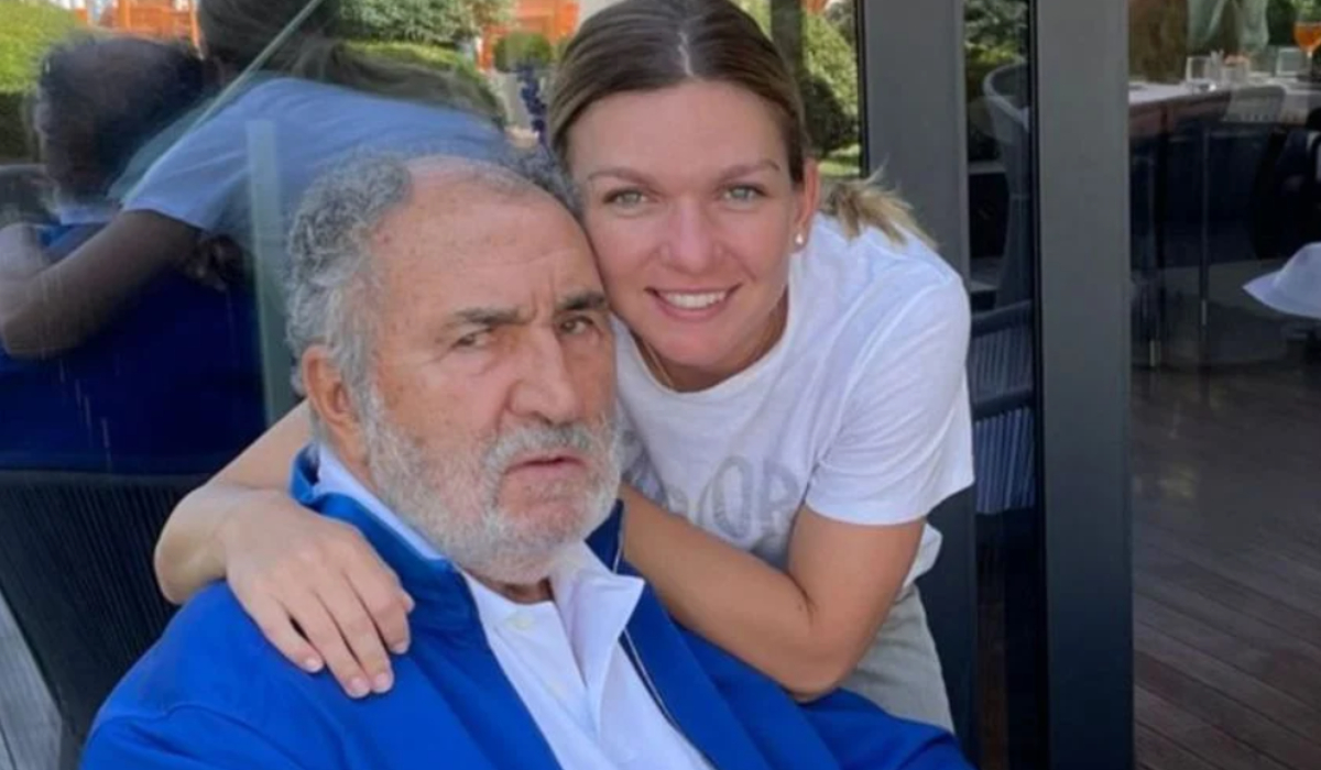 Simona Halep și Ion Țiriac / Foto: Facebook