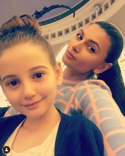Fiica lui Irinel Columbeanu calcă pe urmele mamei sale, Monica Gabor. Cum pozează Irina Columbeanu la 12 ani