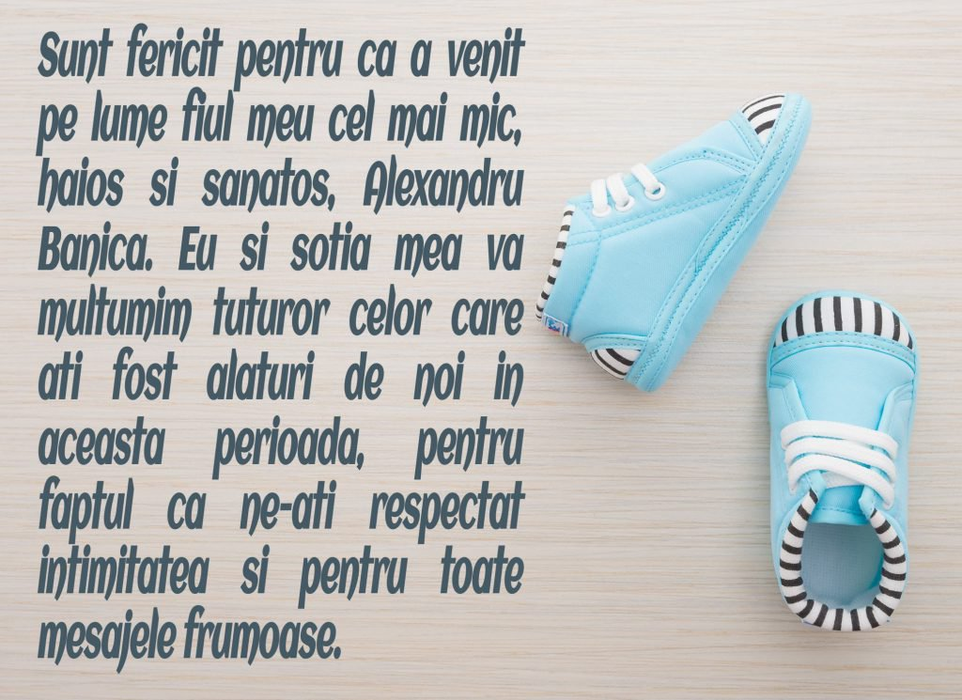 Lavinia Pîrva a născut. Ștefan Bănică a anunțat numele bebelușului