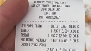 Notă de plată fabuloasă pe Transfăgărășan. Cât a plătit un turist pentru produsele consumate: „Să mai mănânci în România..”