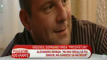 Vaduvul vesel al sopranei Roxana Briban are iubita mai tanara ca el