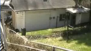 VIDEO Un obez care a stat blocat doi ani intr-un fotoliu, dus la spital in urma unei operatiuni de salvare