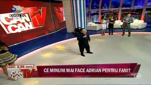 Adi Minune i-a cantat fetei sale, in direct la CANCAN TV!