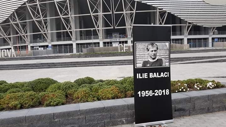 Ce a apărut în seara aceasta la stadionul ”Ion Oblemenco” din Craiova, după moartea lui Ilie Balaci