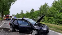 Accident cu victima în Tulcea! Șoferul unui autoturism a pierdut controlul asupra direcției de mers și a intrat în coliziune cu o altă mașina