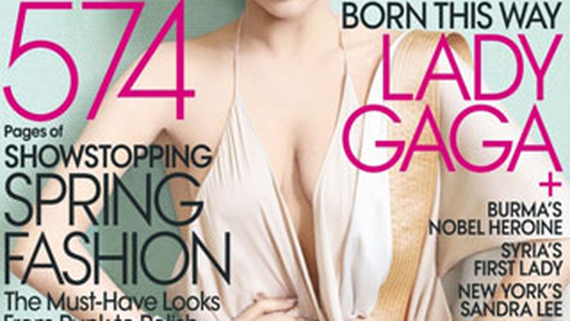 Lady GaGa rebela in revista Vogue!