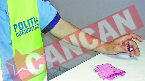Un betiv violent l-a muscat pe un politist de deget