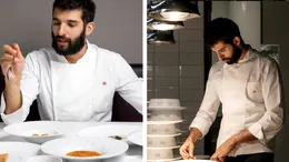 Câți euro costă un preparat gătit de Richard Abou Zaki de la Chefi la cuție. Este singurul român care are restaurant cu o stea Michelin