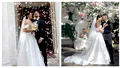 Primele imagini de la nunta de poveste a Oanei Moșneagu și a lui Vlad Gherman: ”S-a lăsat cu râsete și voie bună”