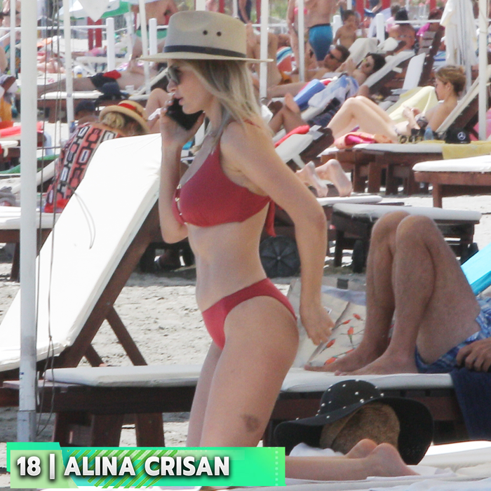 Top 30 sexy-vedete în genunchi la plajă. Pe ce locuri se clasează Emily Burghelea, Florentina Raiciu, Delia și Andreea Bănică