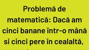 Bancul sfârșitului de săptămână | Problemă de matematică