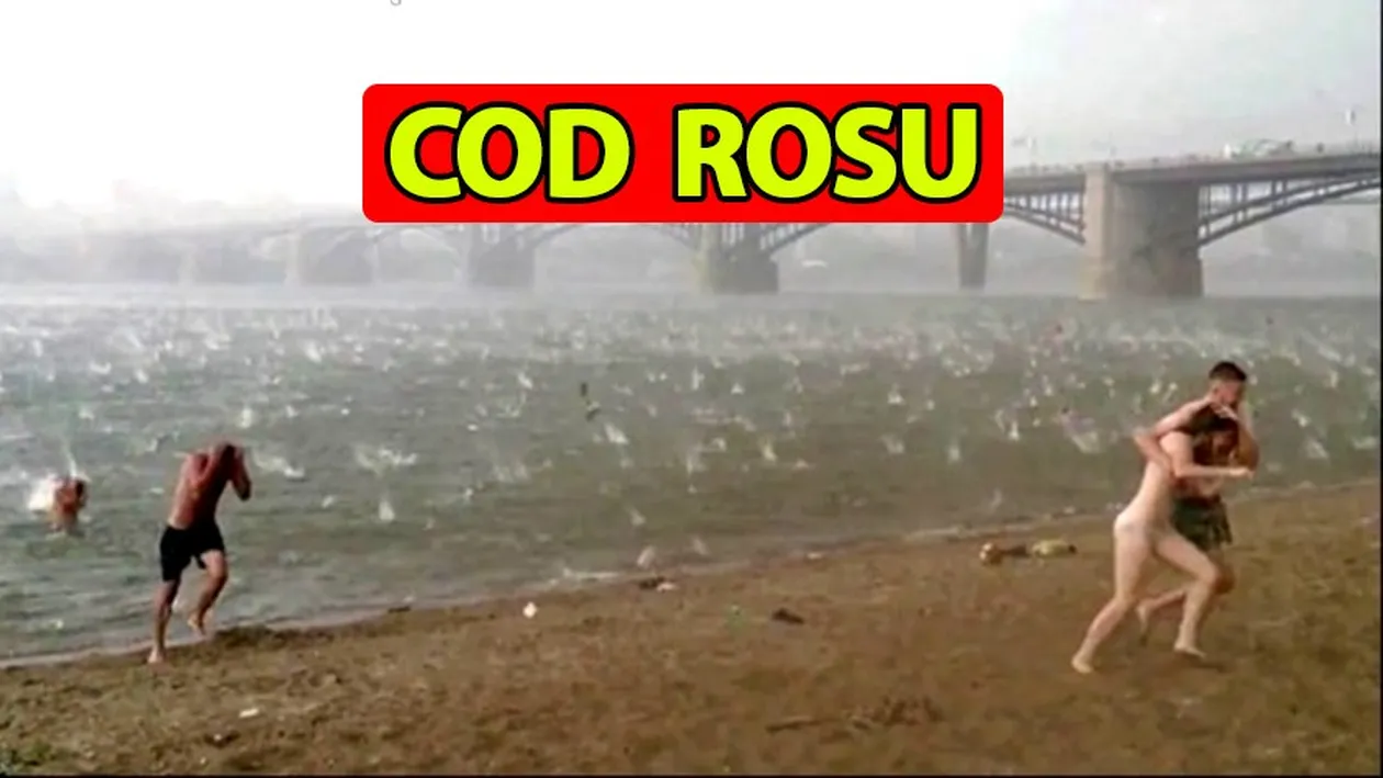 ANM, cod roșu în România! Cuvintele pe care nu voiam să le auzim niciodată: Furtună cu grindină de mari dimensiuni