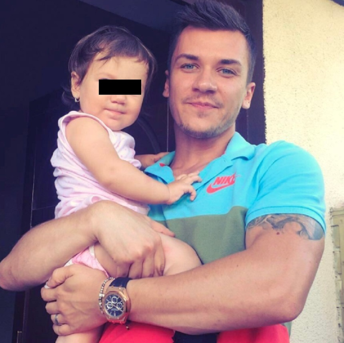 Daniel Niculescu și fetița lui