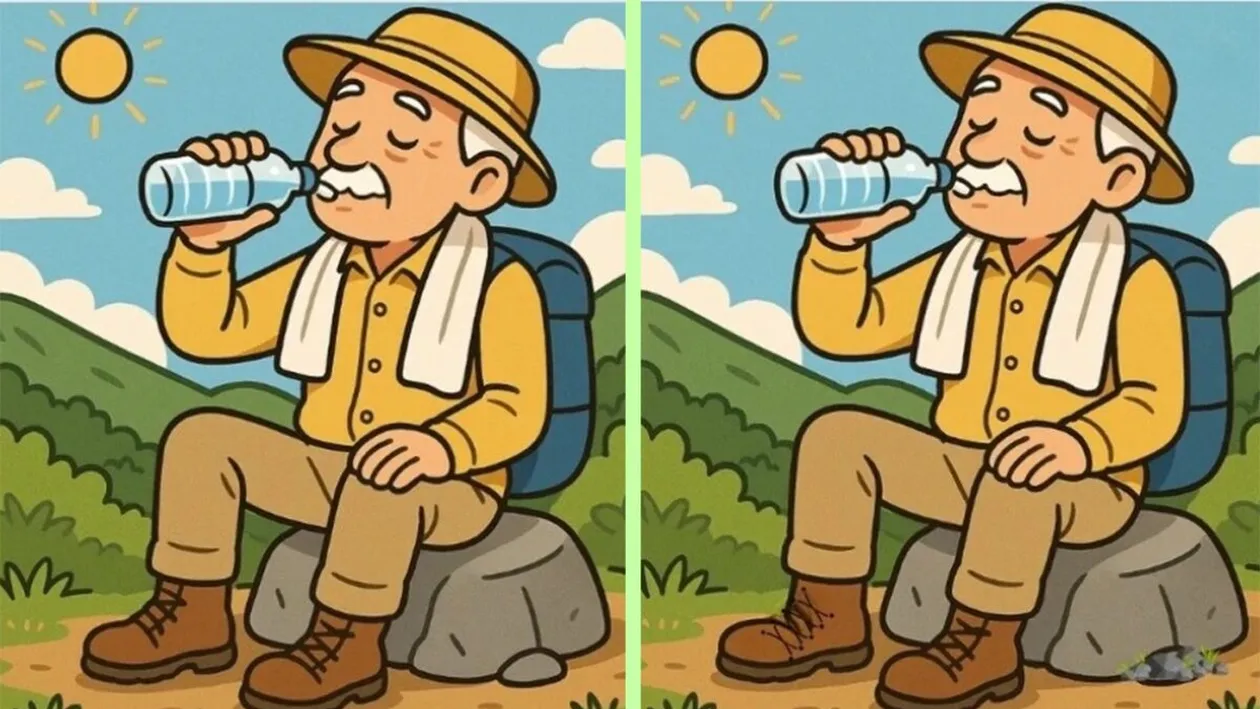 TEST IQ | Aceste două poze par identice, dar nu sunt. Identificați cele 3 diferențe în cel mult 31 de secunde!