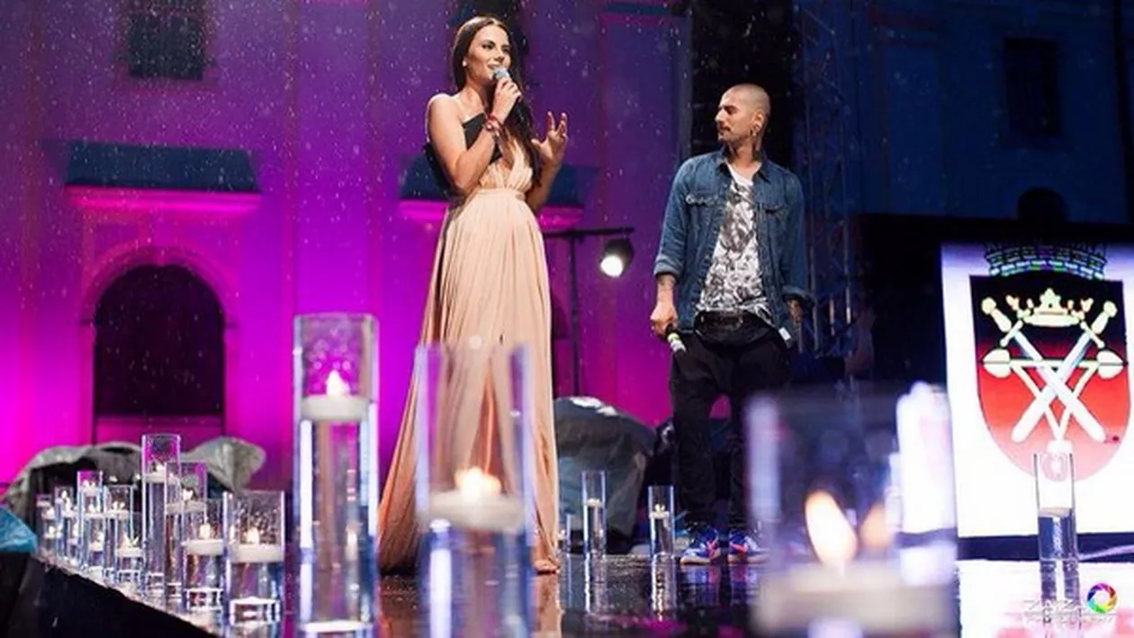 La un pas de perfuzii dupa ce a prezentat desculta pe timp de ploaie. Nicolle Stanese a facut orice de dragul artei si a Sibiului