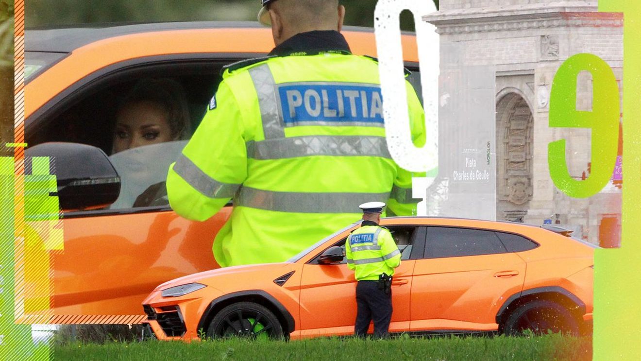 Loredana Chivu, oprită de Poliție la Arcul de Triumf . A ”negociat” cu agentul 15 minute